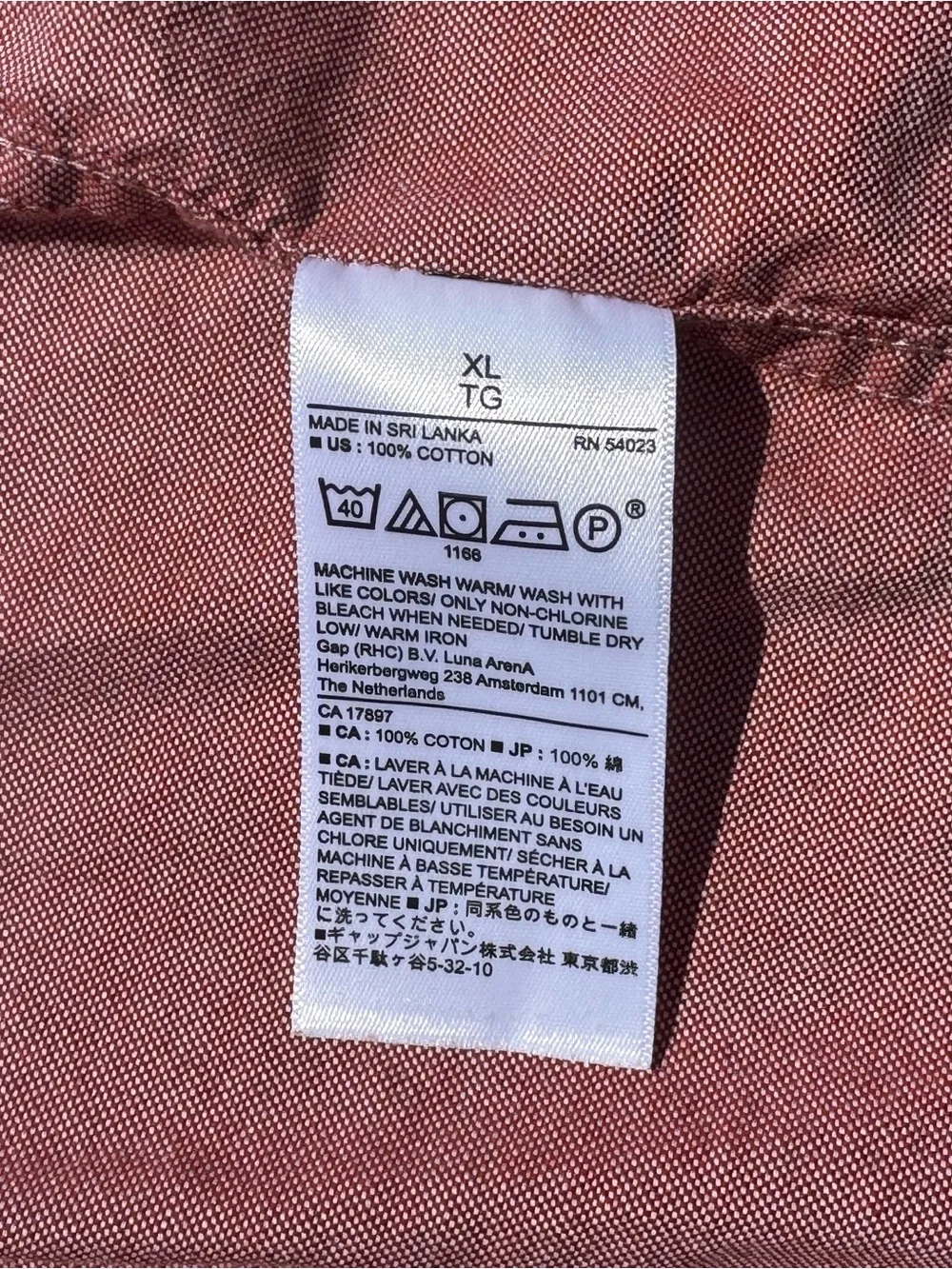 Banana Republic Men's Dusty Rose Button-Down Shirt Slim Fit